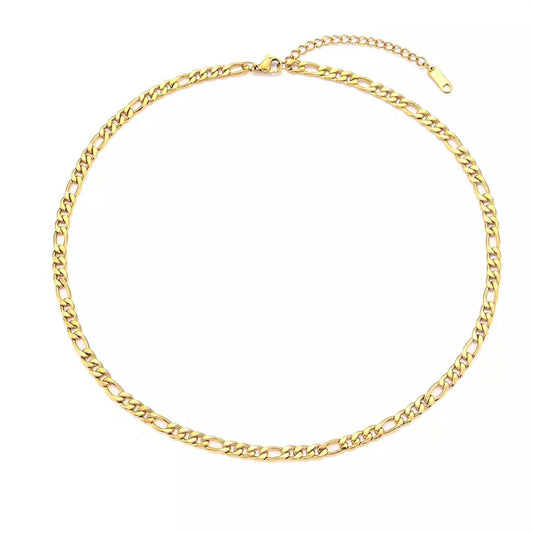 Figaro Chain│18k Gold Plated