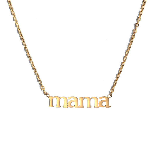 Mama Necklace│18k Gold Plated