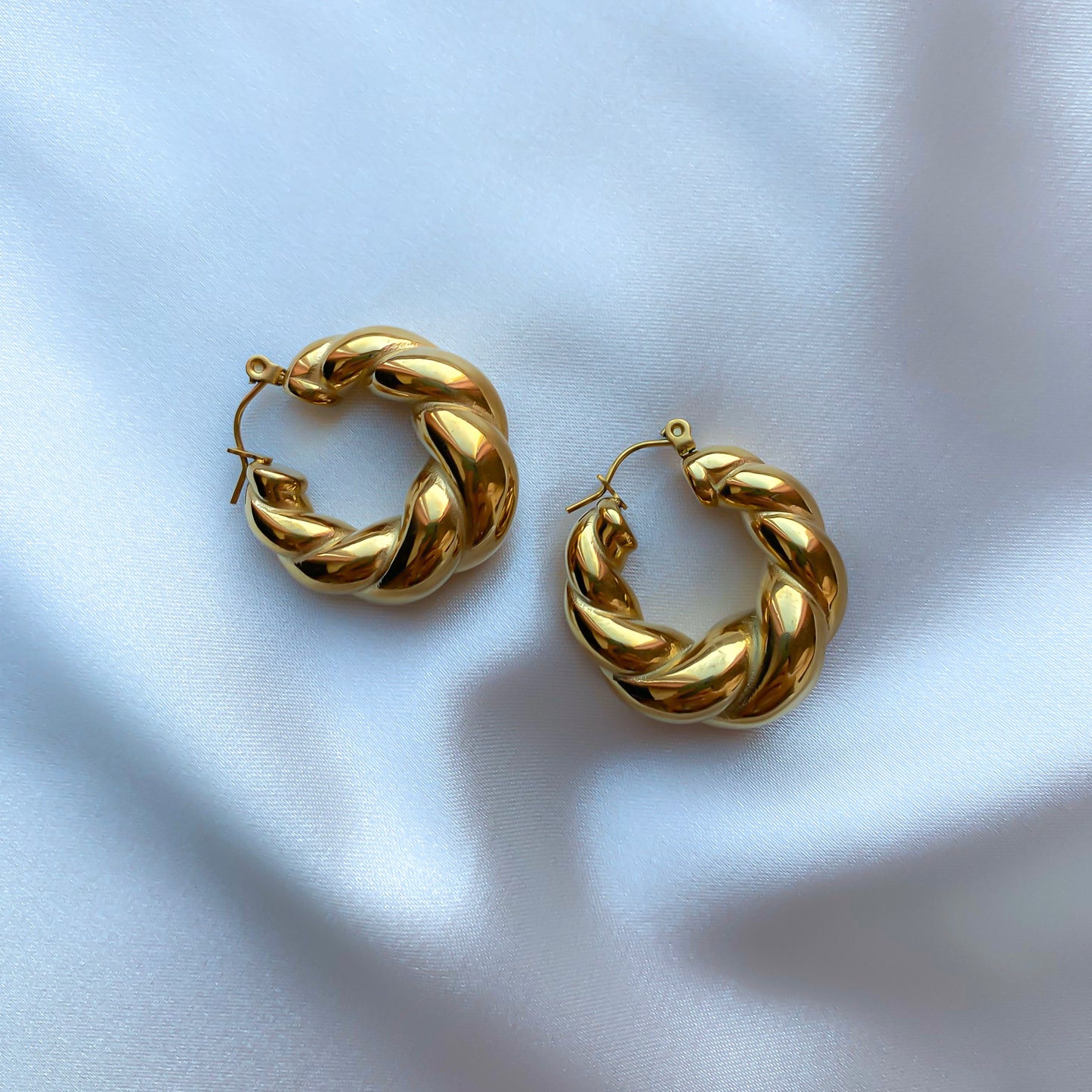 Maria Chubby Earrings│18k Gold Plated (Limited Edition)
