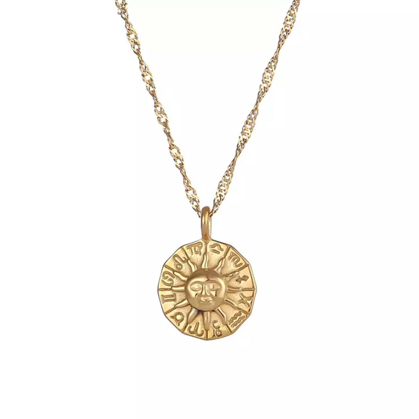 Sidereal Pendant Necklace│18k Gold Plated