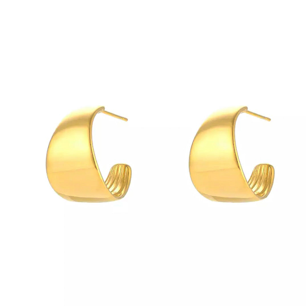 Stockholm Earrings│18k Gold Plated